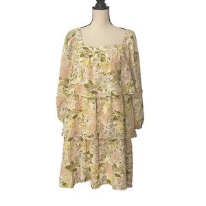 Who What Wear Floral Print Dress